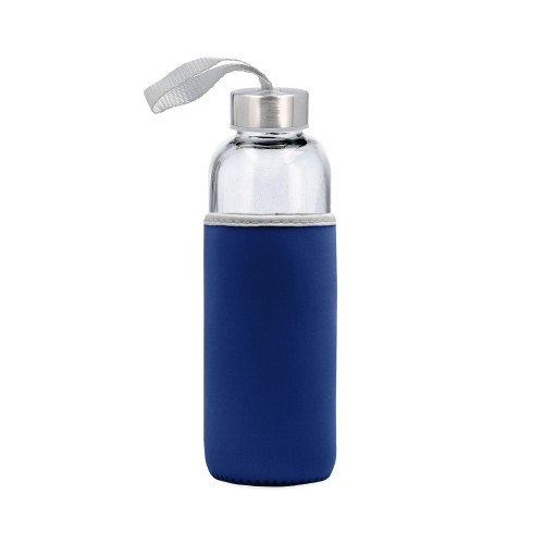 Botella Vidrio con Funda M28