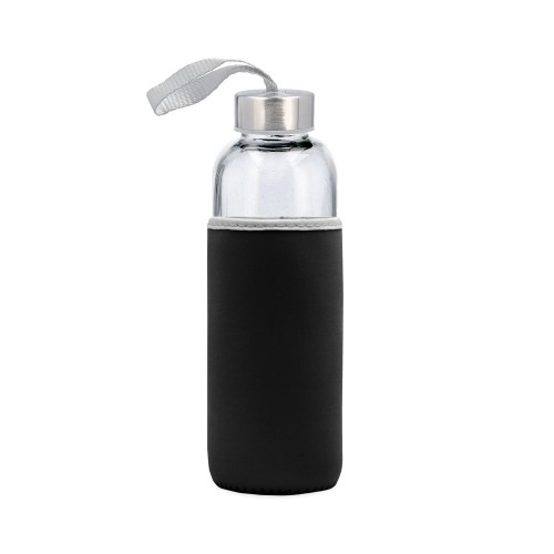 Botella Vidrio con Funda M28