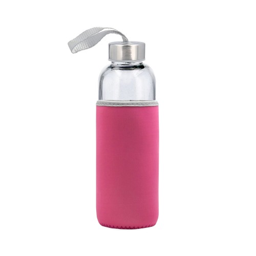 Botella Vidrio con Funda M28