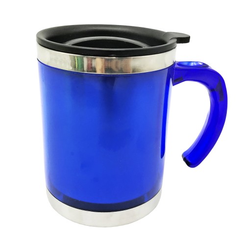 Mug Tazón Acero Inoxidable Termico / PVC M16
