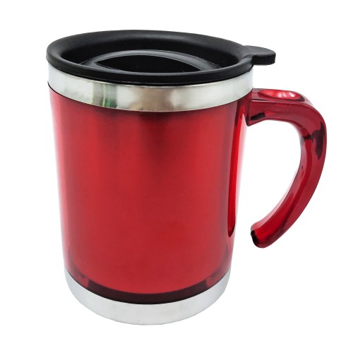 Mug Tazón Acero Inoxidable Termico / PVC M16