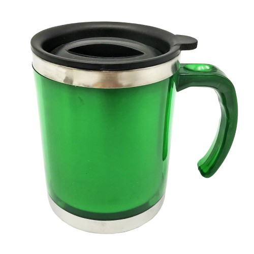 Mug Tazón Acero Inoxidable Termico / PVC M16