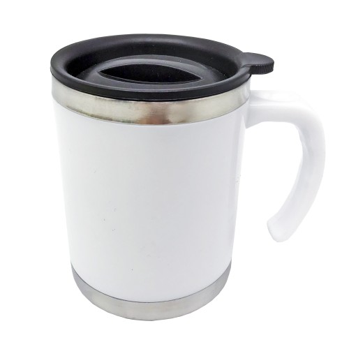 Mug Tazón Acero Inoxidable Termico / PVC M16