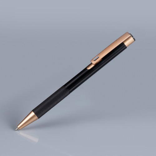 Bolígrafo de aluminio negro 