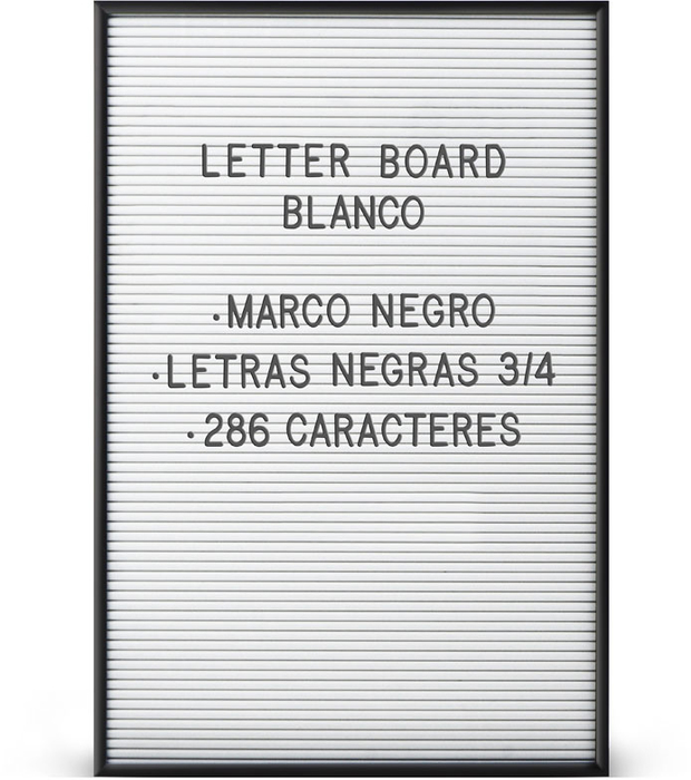 CARTELERA LETTER BOARD