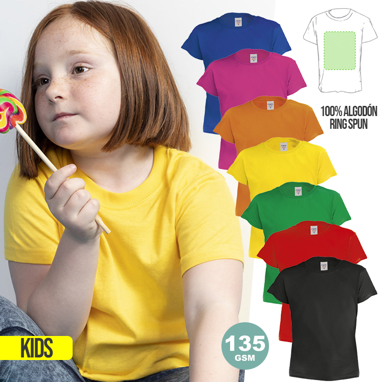 Camiseta Niño Color Hecom