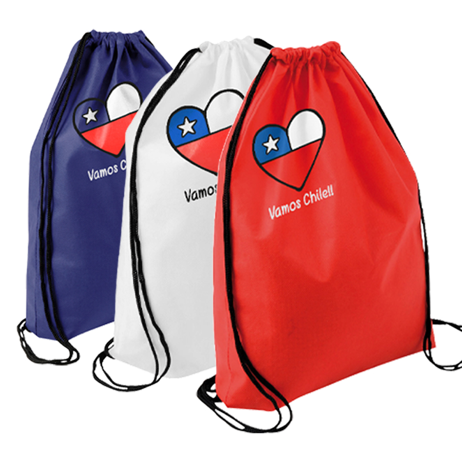 Mochila tipo Morral Vamos Chile!!