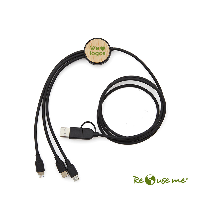 Cable 3 en 1 Bamboo