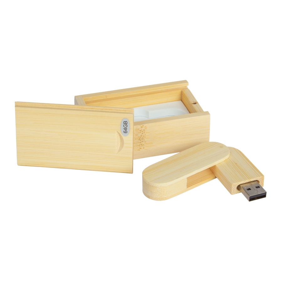 Pendrive 64GB de Bamboo