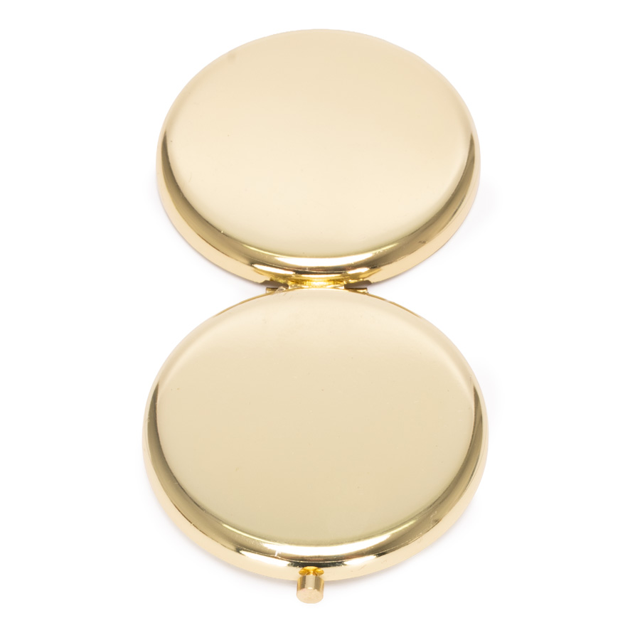 Espejo metálico doble con aumento 