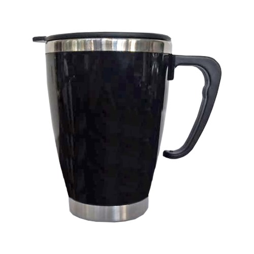 Mug Tazón Acero Inoxidable / PVC Cónico M29