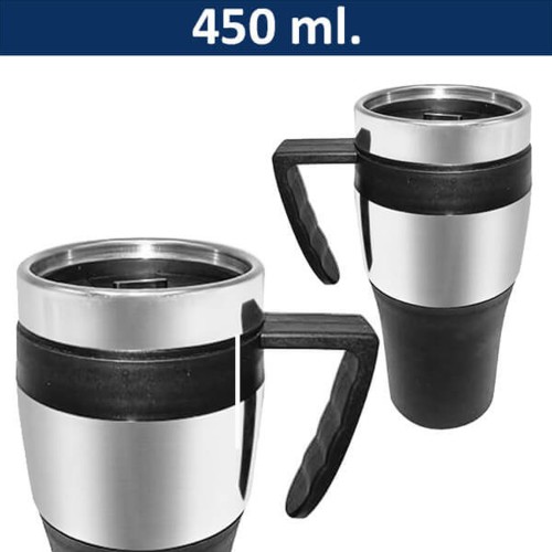 Mug Tazón Acero Inoxidable Termico M12