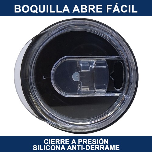 Mug Tazón Acero Inoxidable Termico / Plástico M19